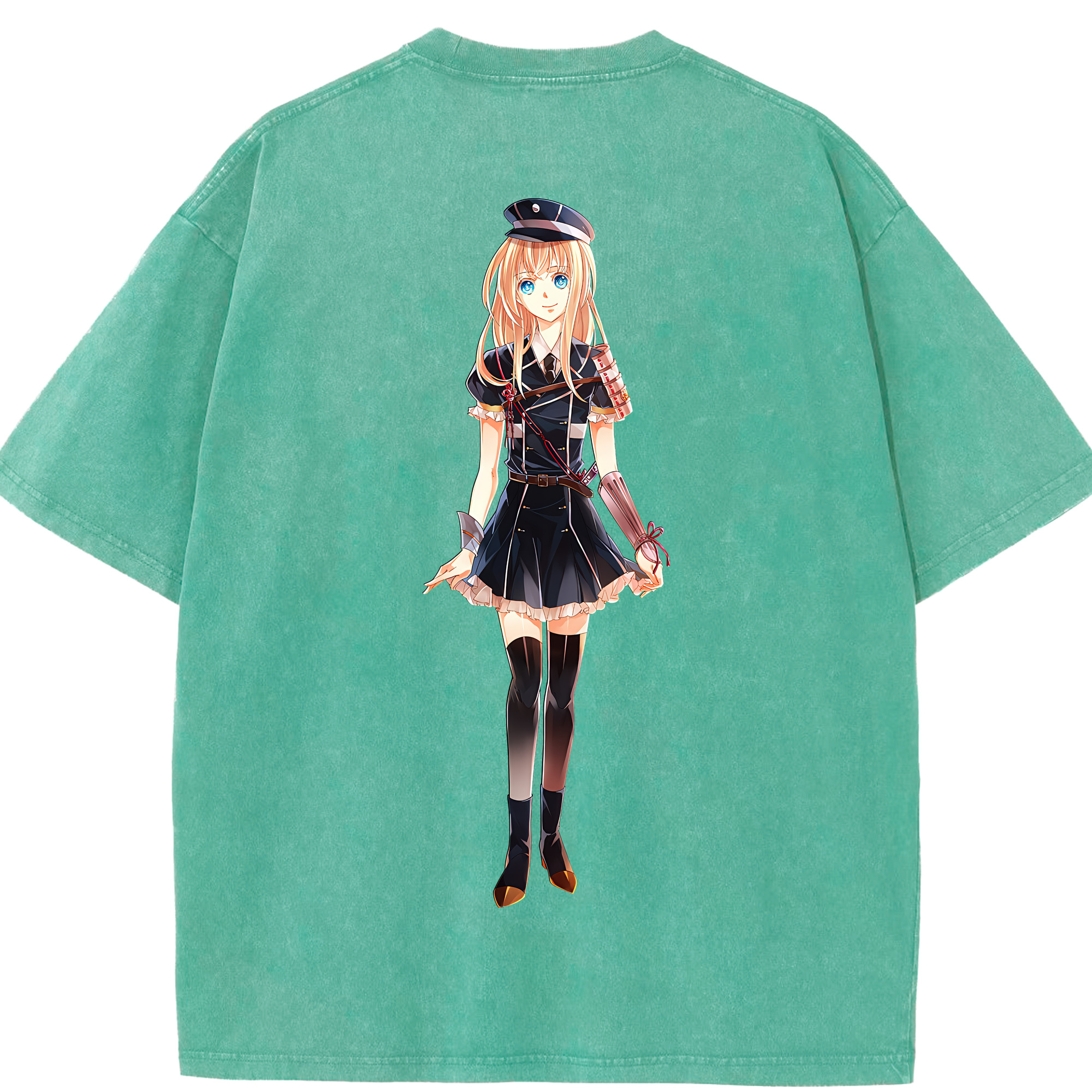 （画像用） 刀剣乱舞 Touken Ranbu 綿100% ヴィンテージ風 半袖Tシャツ（背面プリント）